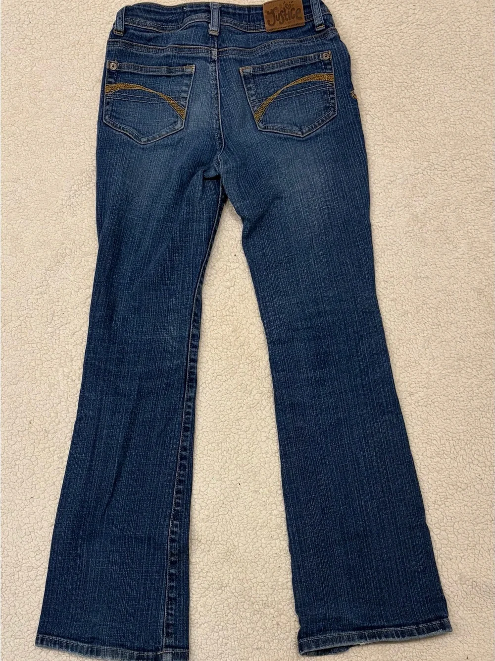 Justice Medium Wash Bootcut Jeans